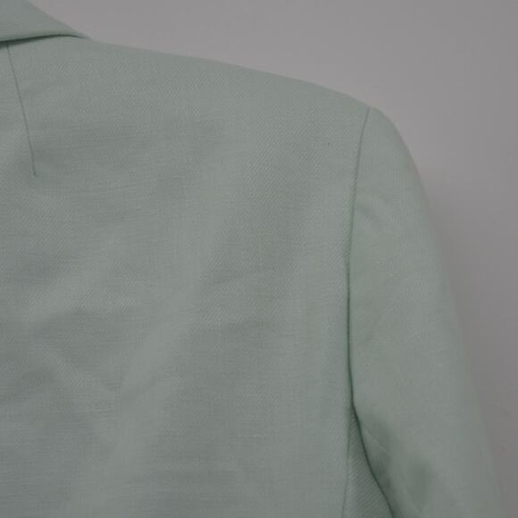 J Crew Parke Blazer In Stretch Linen Sea Spray H9710 Size 6 - Picture 12 of 16